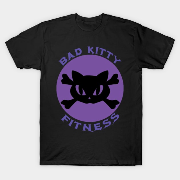 Bad Kitty Purple T-Shirt by Mobscene Shows